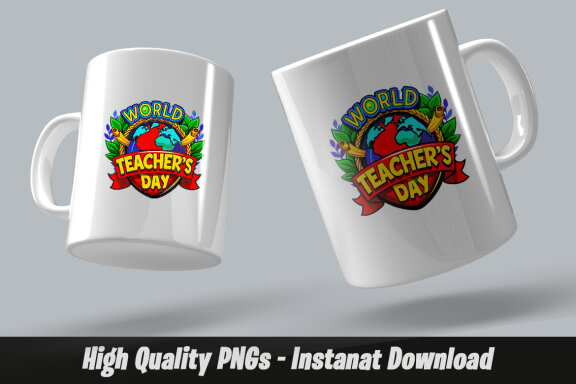 World Teachers Day Designs PNG Bundle