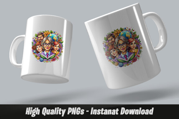 World Teachers Day Designs PNG Bundle