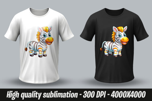 Zebra Designs PNG Bundle