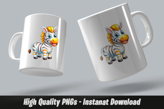 Zebra Designs PNG Bundle