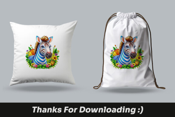 Zebra Designs PNG Bundle