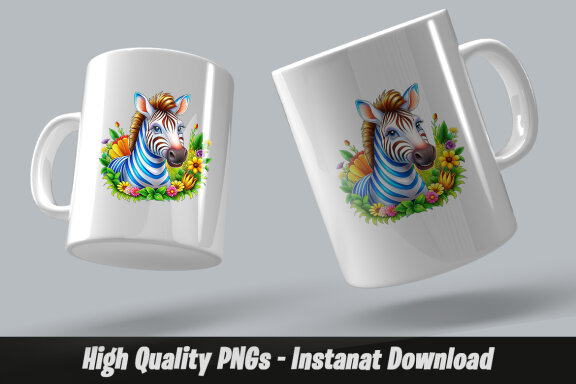 Zebra Designs PNG Bundle