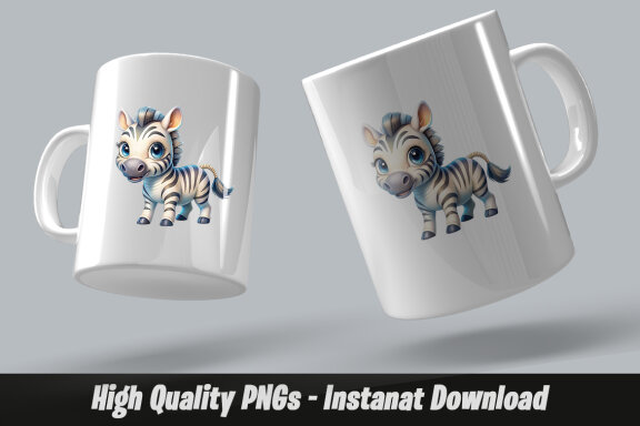 Zebra Designs PNG Bundle