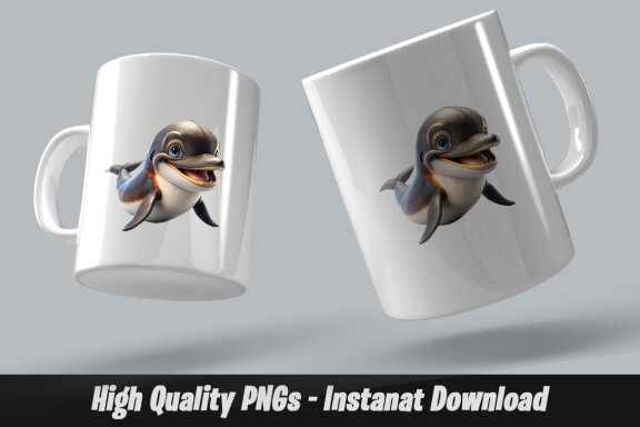 Dolphin Designs PNG Bundle