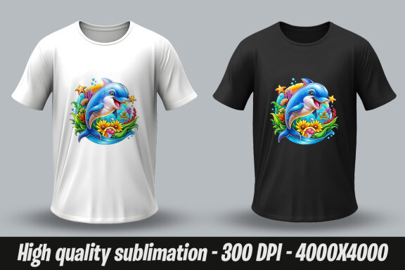 Dolphin Designs PNG Bundle