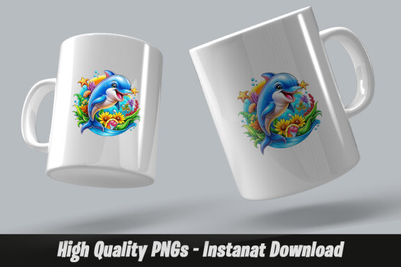 Dolphin Designs PNG Bundle