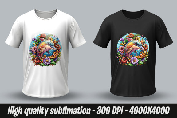 Dolphin Designs PNG Bundle