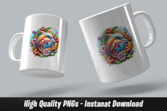 Dolphin Designs PNG Bundle