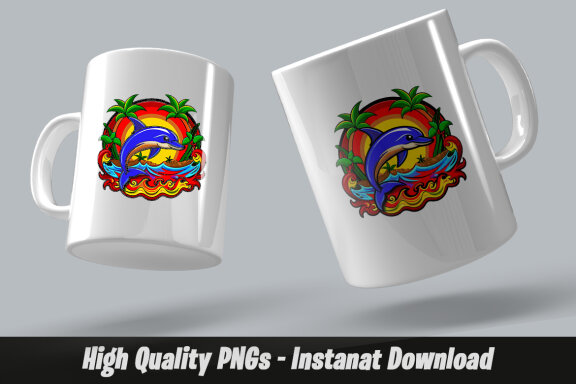 Dolphin Designs PNG Bundle