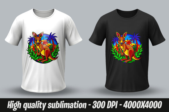 Kangaroo Designs PNG Bundle