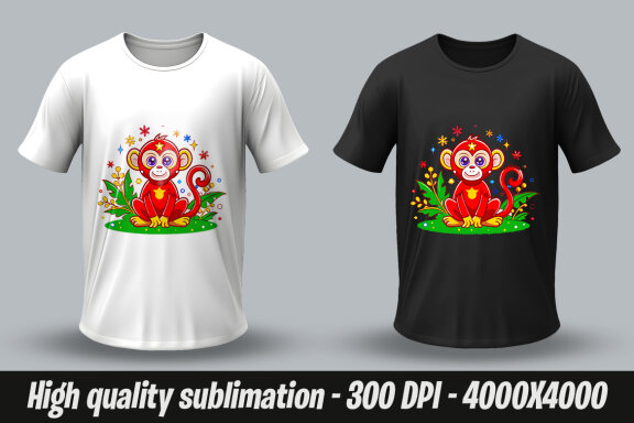Monkey Designs PNG Bundle