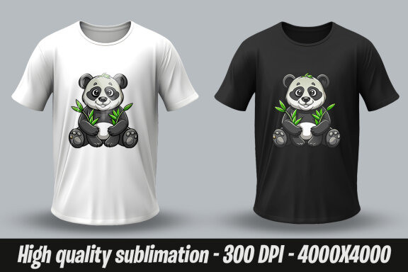 Panda Designs PNG Bundle