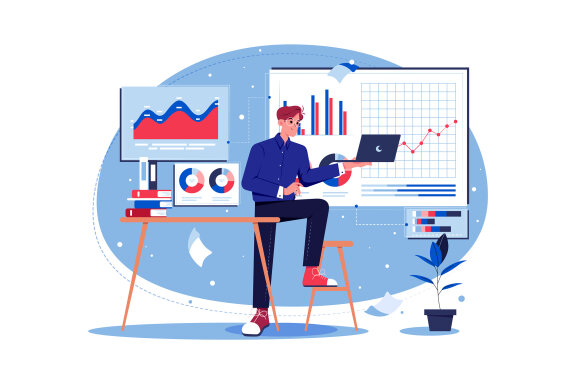 M569_Data Analyst Illustration Pack