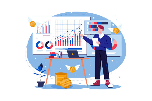 M569_Data Analyst Illustration Pack