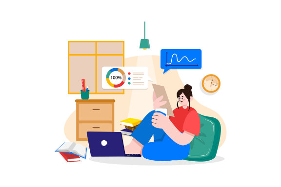 M573_Work From Home Illustration Pack