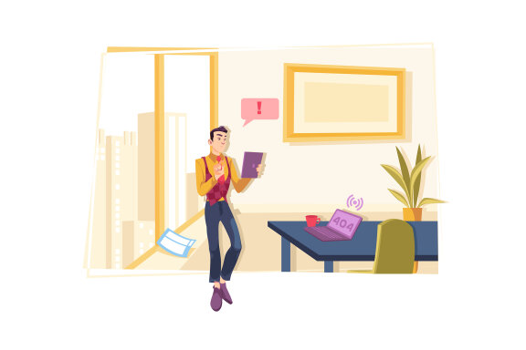 M560_Remote Work Illustration Pack