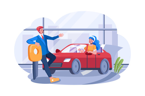 M559_Car Dealership Illustration Pack
