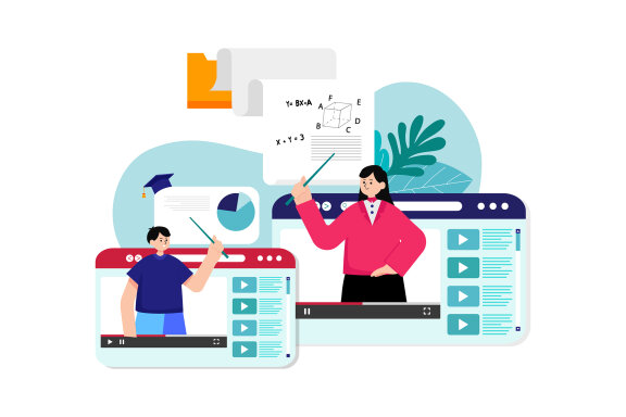 M551_Online Education Illustration Pack 2