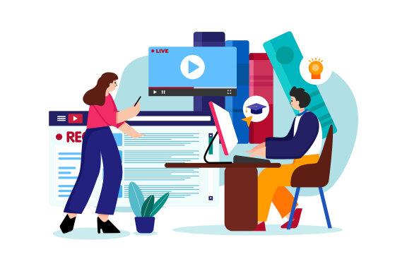 M551_Online Education Illustration Pack 2
