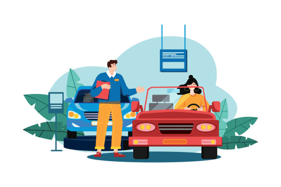 M550_Car Dealership Illustrations 1