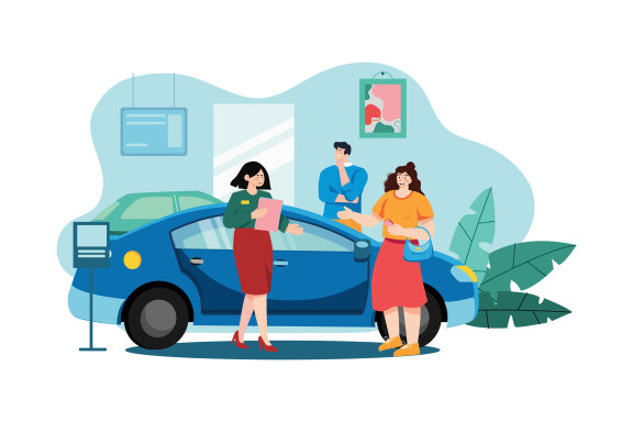 M550_Car Dealership Illustrations 1