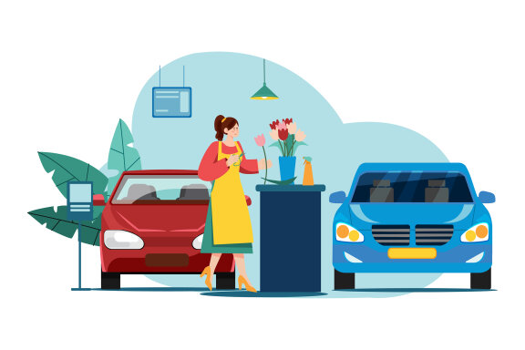 M550_Car Dealership Illustrations 1