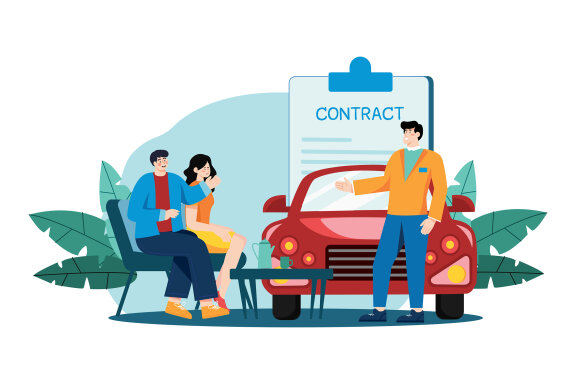 M550_Car Dealership Illustrations 1