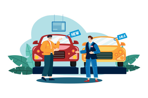 M550_Car Dealership Illustrations 2