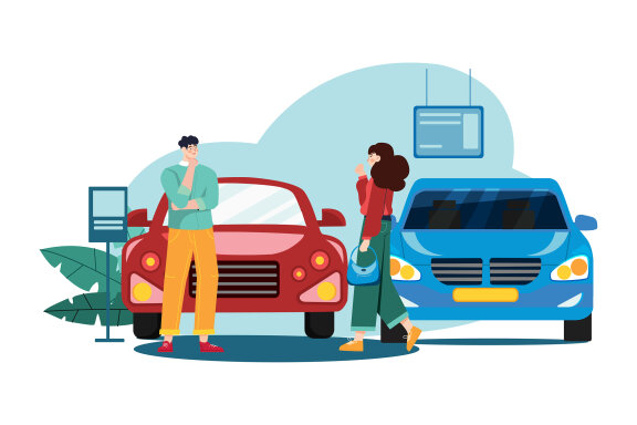 M550_Car Dealership Illustrations 2