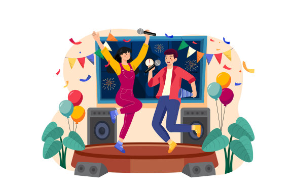 M549_New year’s Eve Illustration Pack