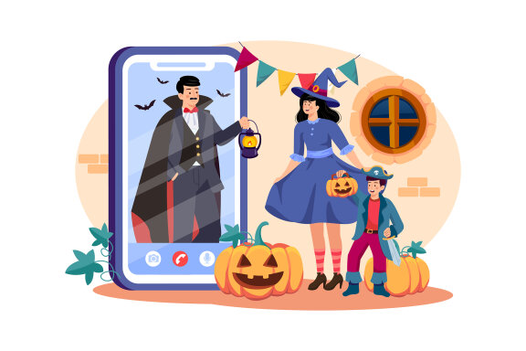 M548_ Halloween Illustration Pack