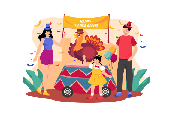 M547_ Thanksgiving Day Illustration Pack