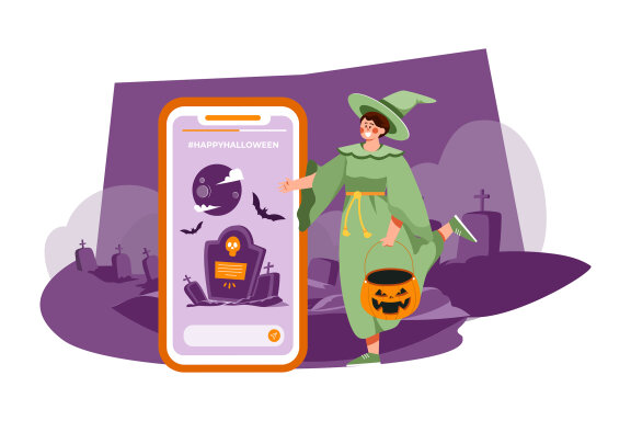 M538_ Halloween Illustration Pack
