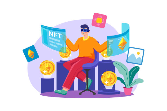 M525_NFT & Crypto Illustration Pack
