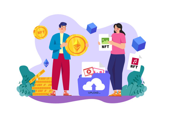 M525_NFT & Crypto Illustration Pack