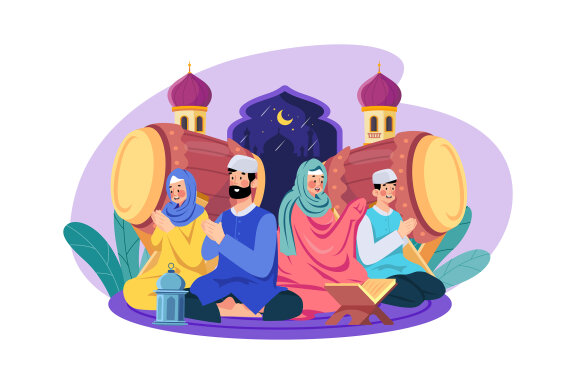 M514_Eid Mubarak Illustration Pack