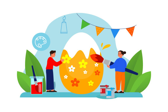 M513_ Easter Day Illustration Pack