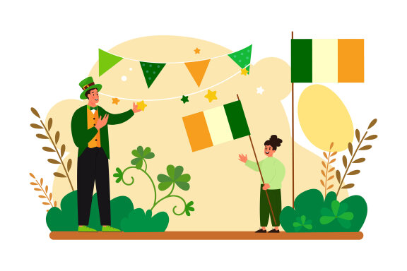 M512_St. Patrick’s Day Illustration Pack