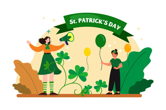 M512_St. Patrick’s Day Illustration Pack