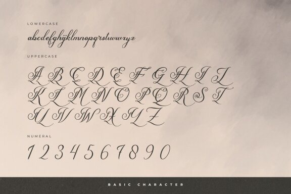 Benlanthy | Modern Calligraphy Script