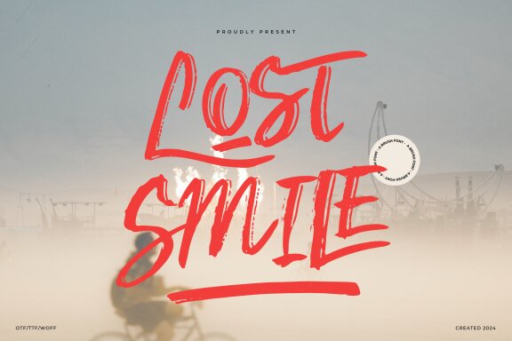 Lost Smile | Brush Font