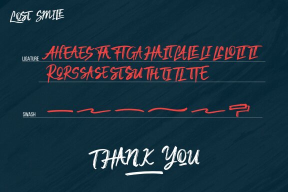 Lost Smile | Brush Font