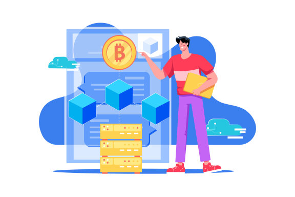 M503_Blockchain Technology Illustration Pack