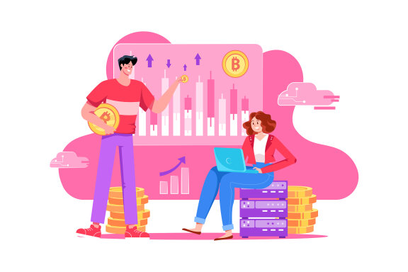 M503_Blockchain Technology Illustration Pack