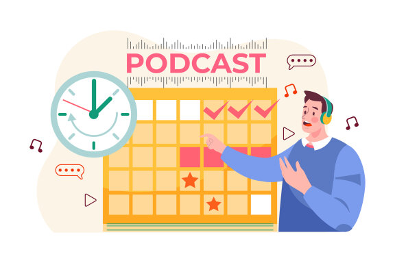 M498_Live Stream & Podcast Illustration Pack