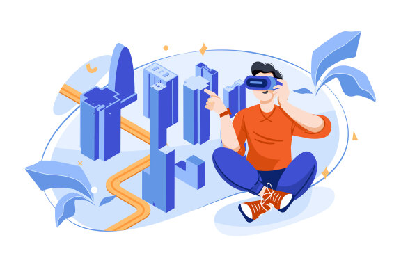 M490_Metaverse Technology Illustration Pack