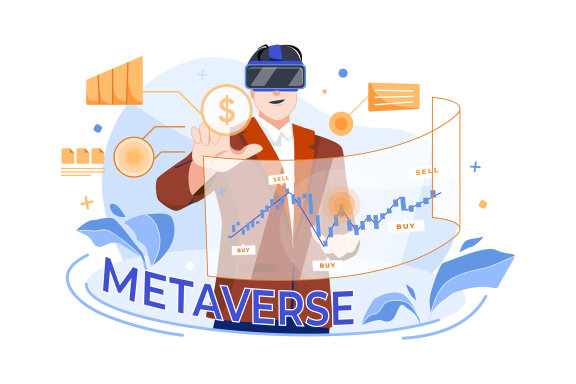 M490_Metaverse Technology Illustration Pack