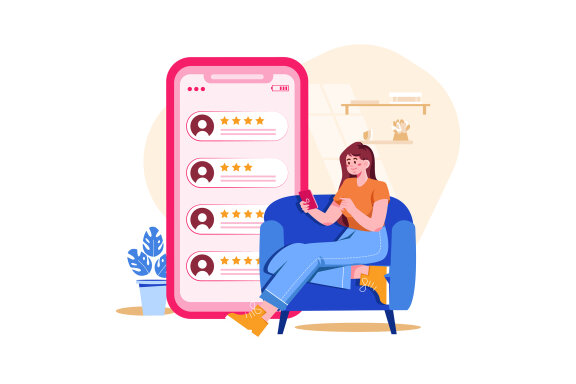 M487_Customer Review Illustration Pack