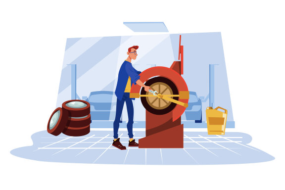 M484_Auto Service Illustrations