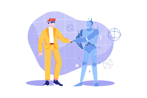 M483_Metaverse Technology Illustration Pack